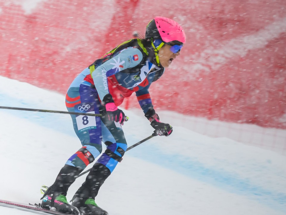 Na snímke slovenská reprezentantka v skialpinizme  Marianna Jagerčíková.