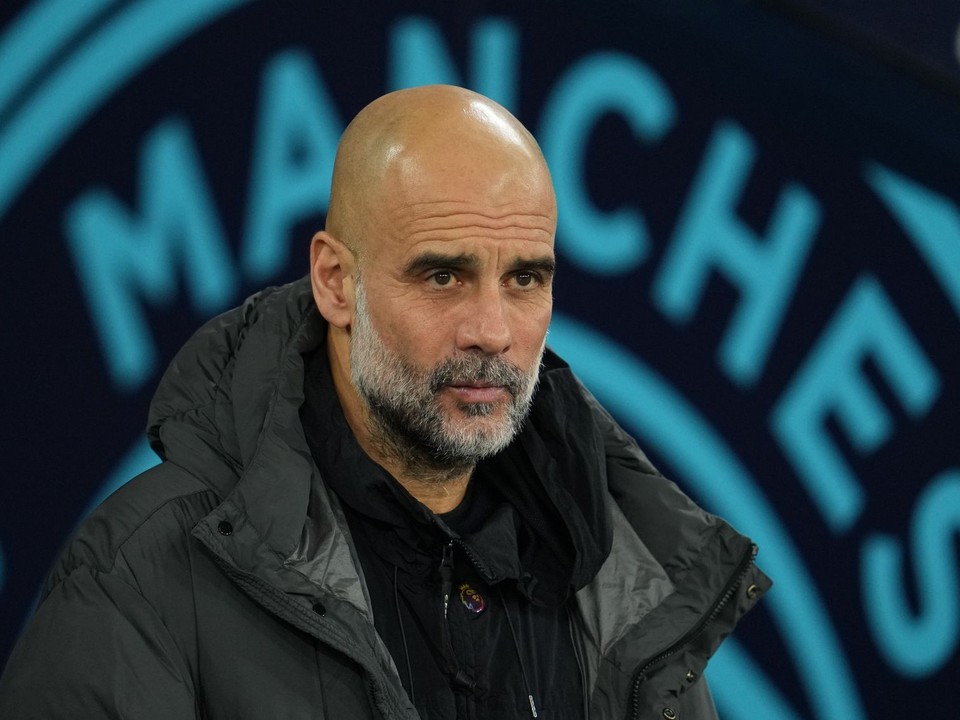 Tréner Manchestru City Pep Guardiola.