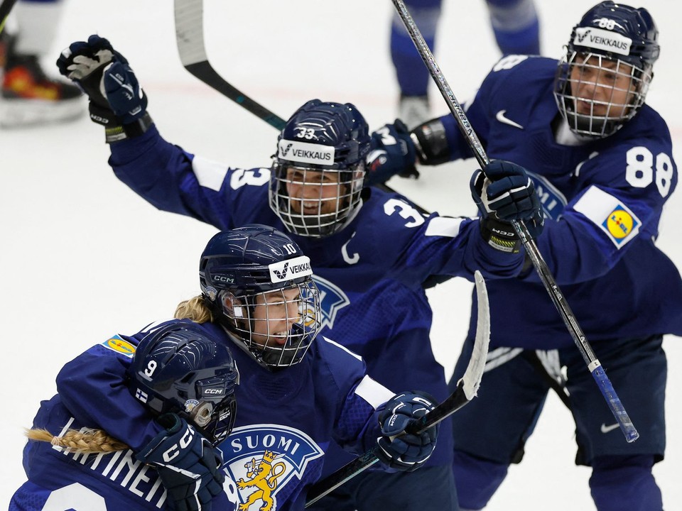 Hokejistky Fínska. 