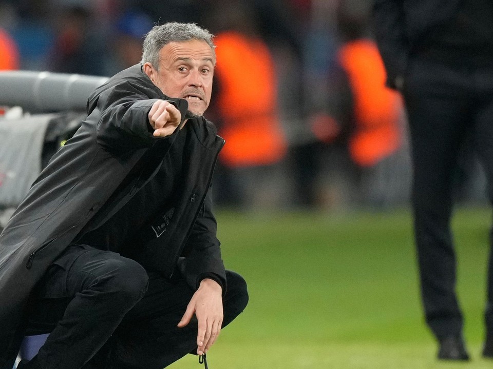 Tréner Luis Enrique.