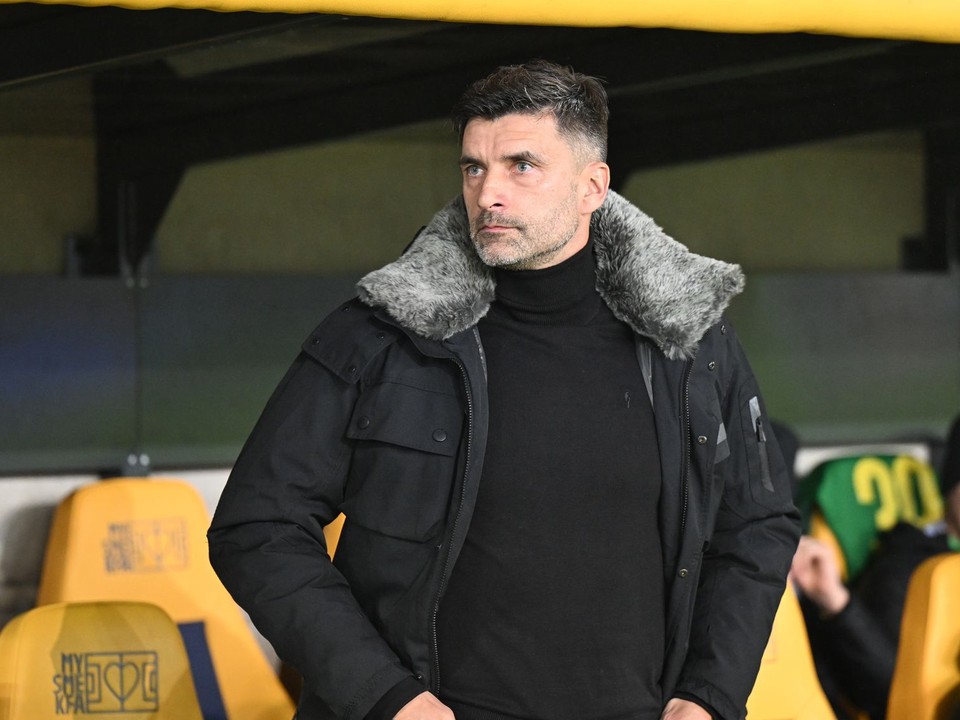 Tréner Žiliny Pavol Staňo.