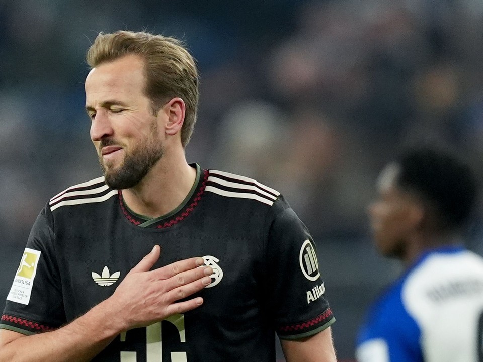 Na archívnej snímke z 31. januára 2026 anglický futbalový kanonier Harry Kane z Bayernu Mníchov.
