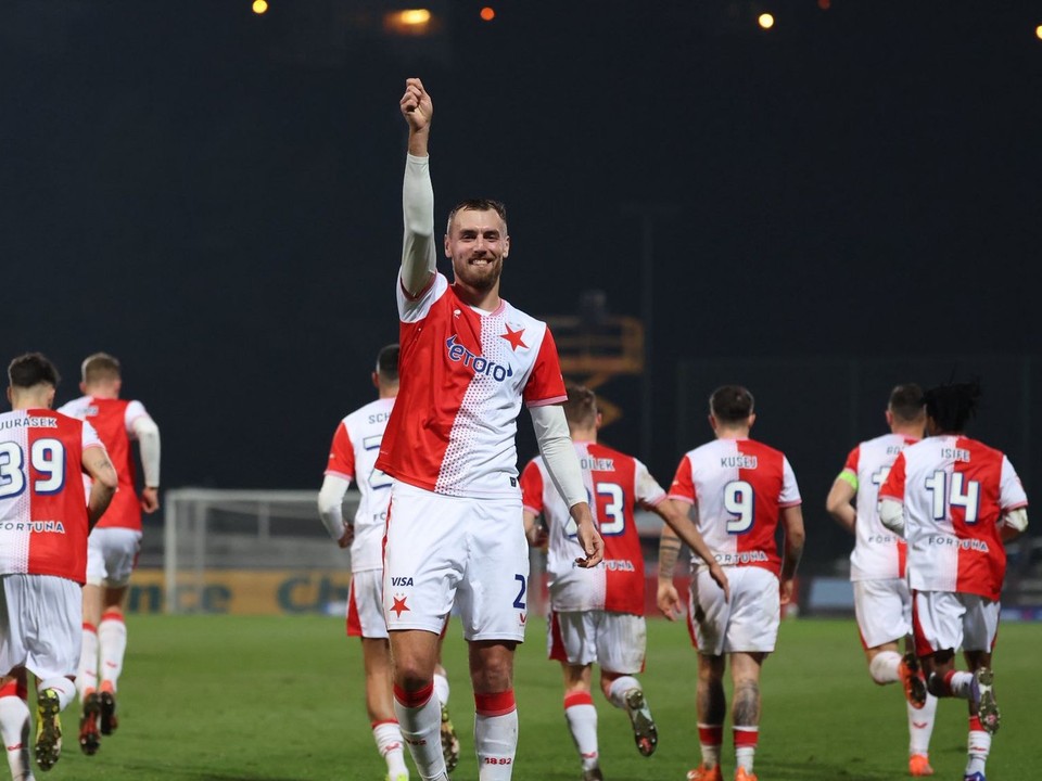 Hráči Slavie Praha