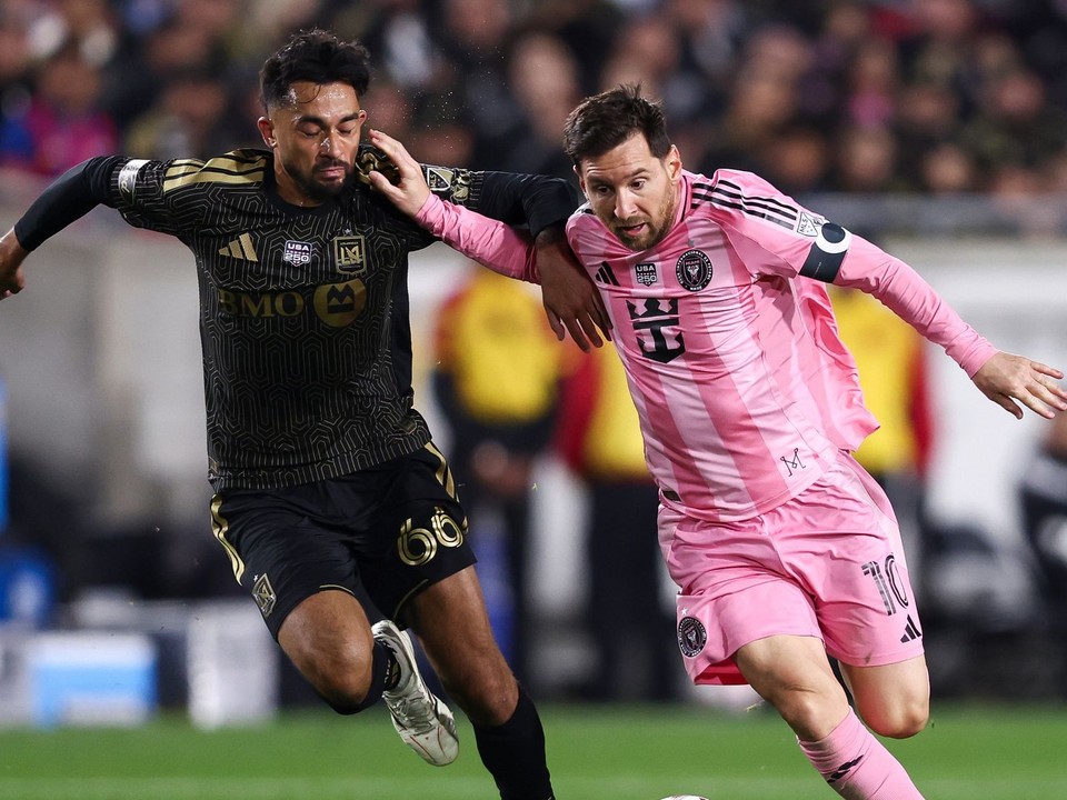 Lionel Messi počas zápasu LAFC - Inter Miami.