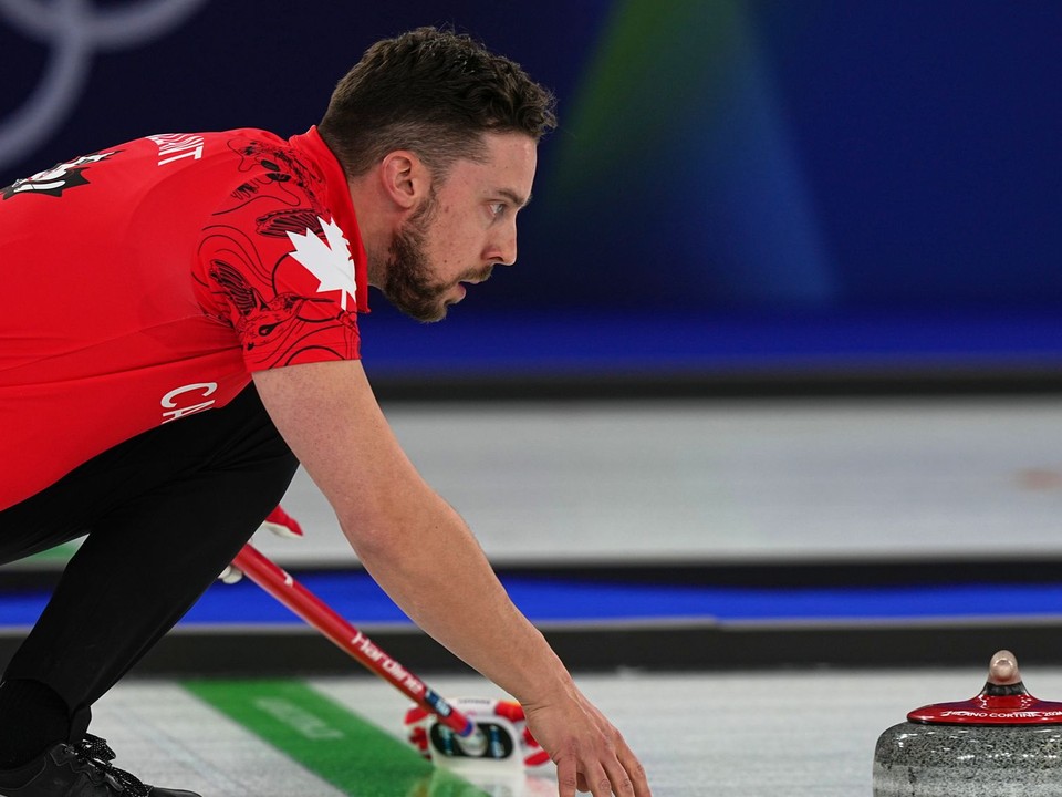 Kanaďan Brett Gallant počas zápasu s Českom.