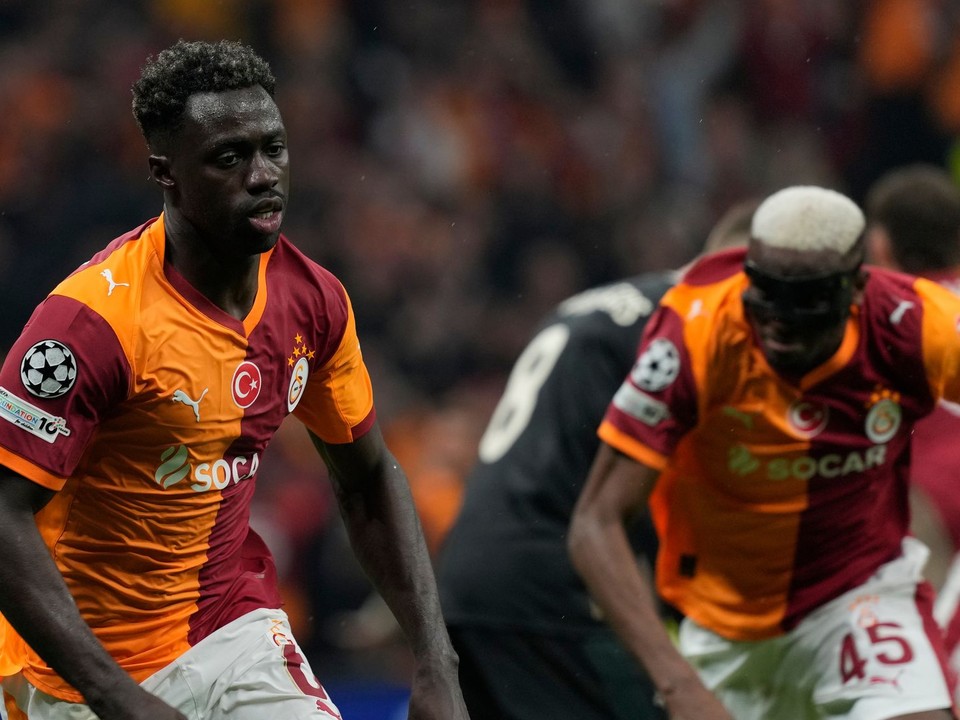 Galatasaray oslavuje gól.