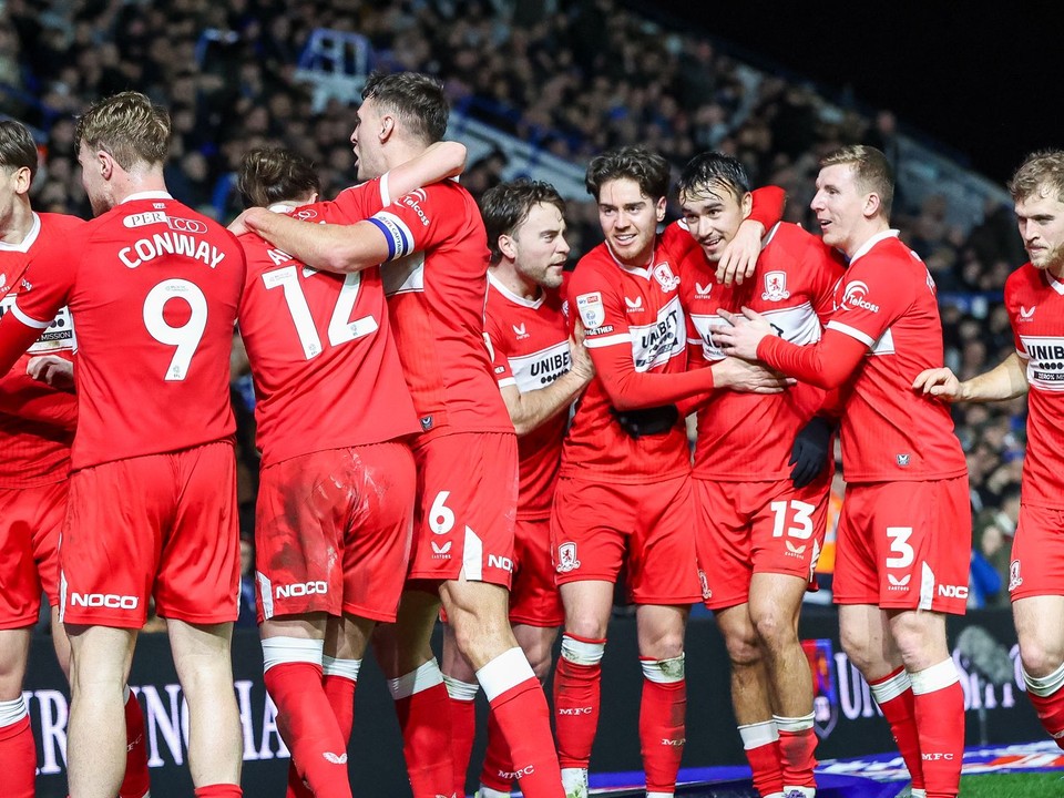 Radosť hráčov Middlesbrough.