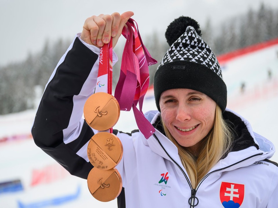 Slovenská paraalpská lyžiarka Alexandra Rexová.