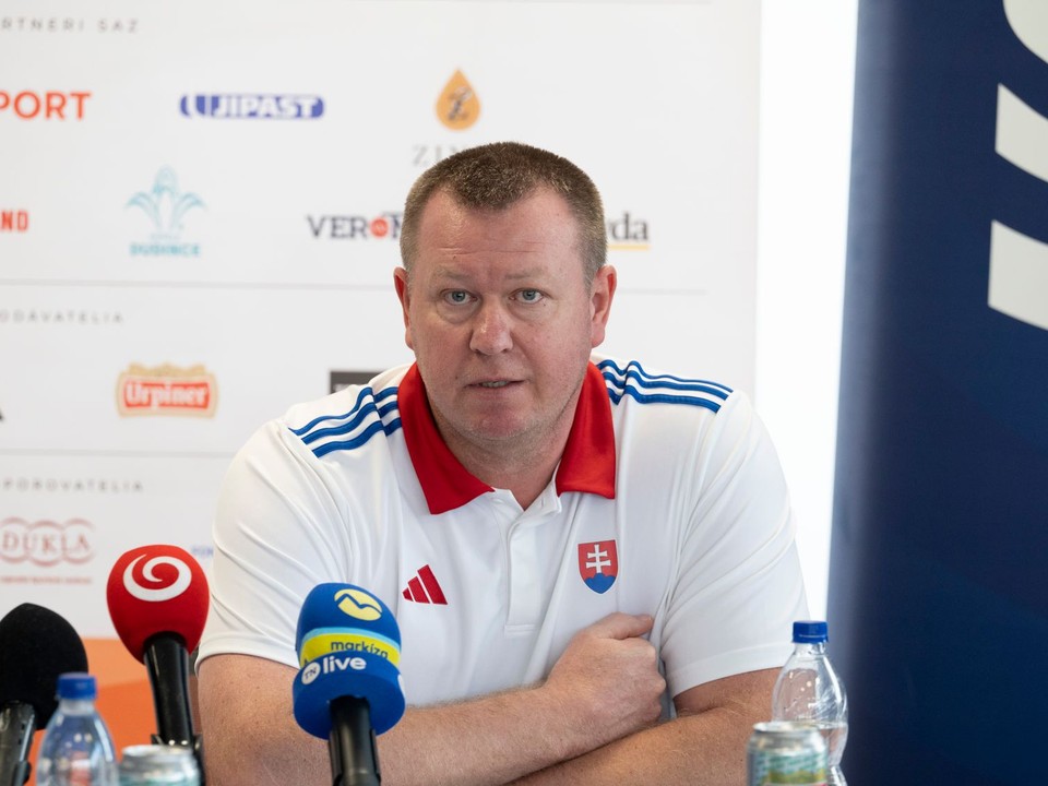 Na snímke šéftréner slovenskej reprezentácie Libor Charfreitag.
