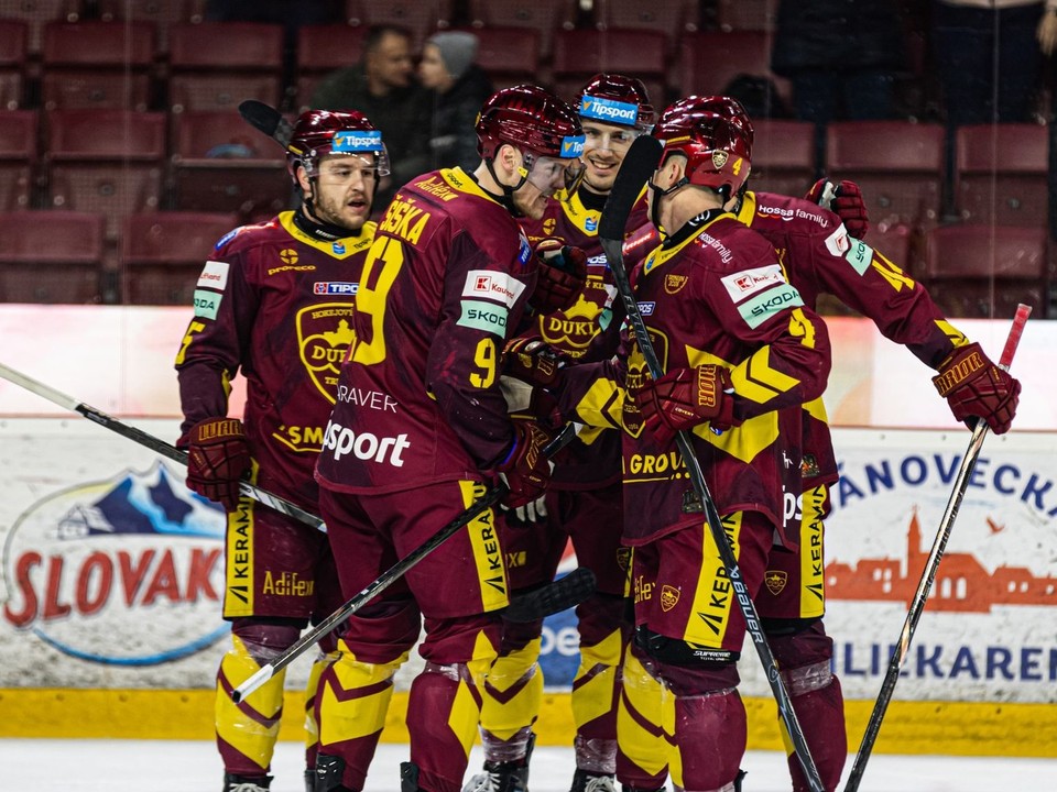 Hokejisti Trenčína.