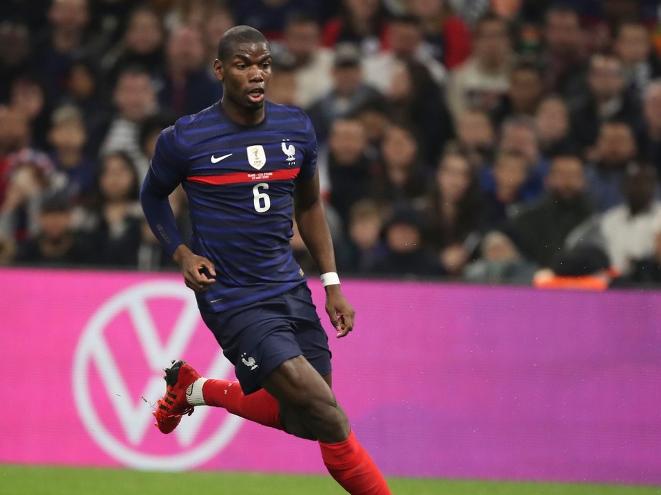 Paul Pogba v drese Francúzska.