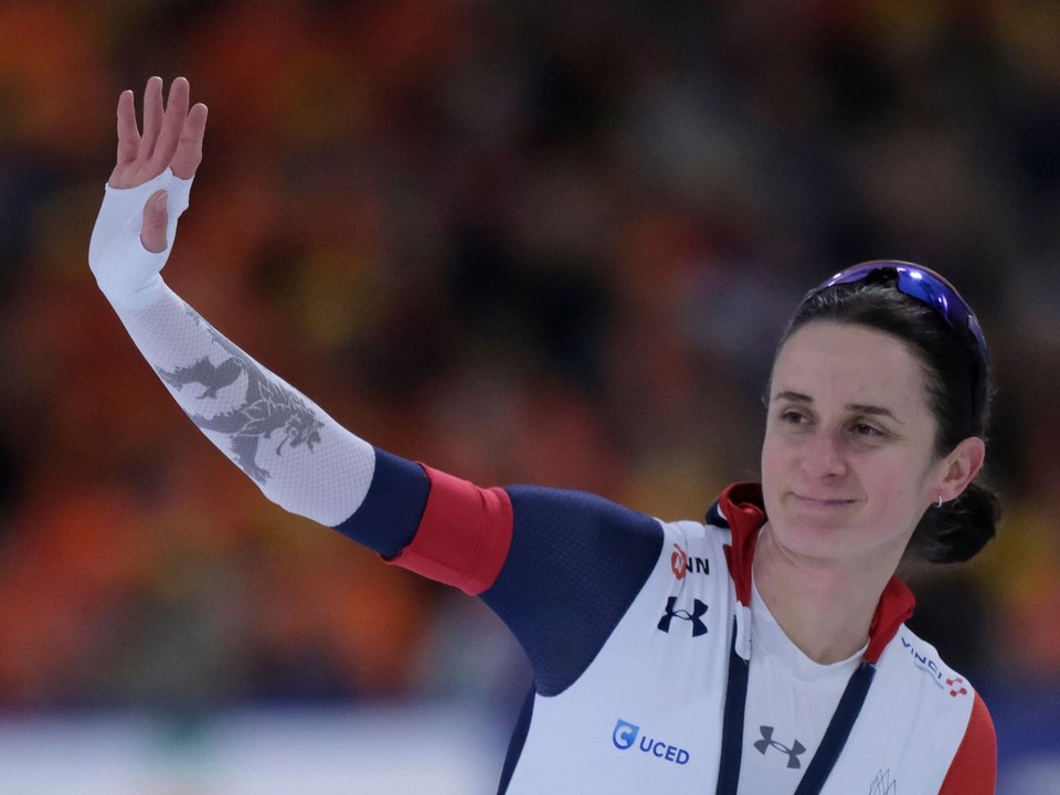 Martina Sábliková sa lúči s publikom.