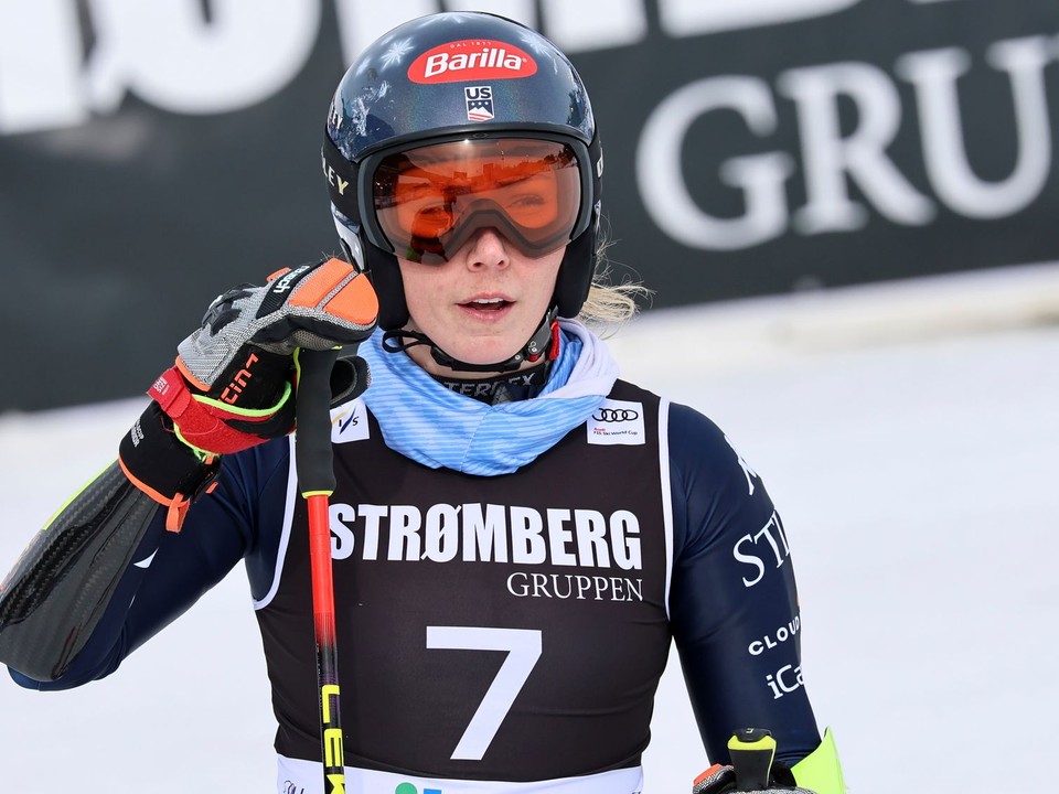 Americká lyžiarka Mikaela Shiffrinová.
