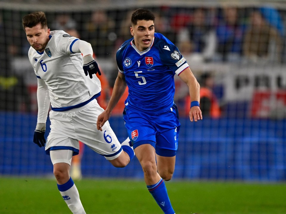 Adam Obert v drese Slovenska.