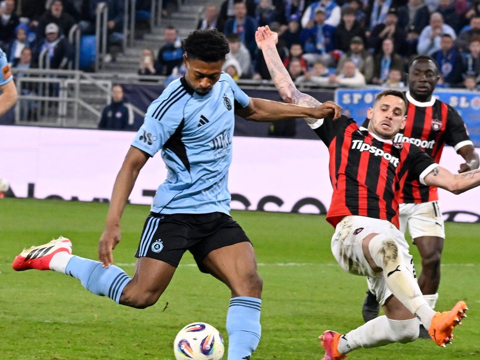 Fotka zo zápasu Slovan - Trnava.