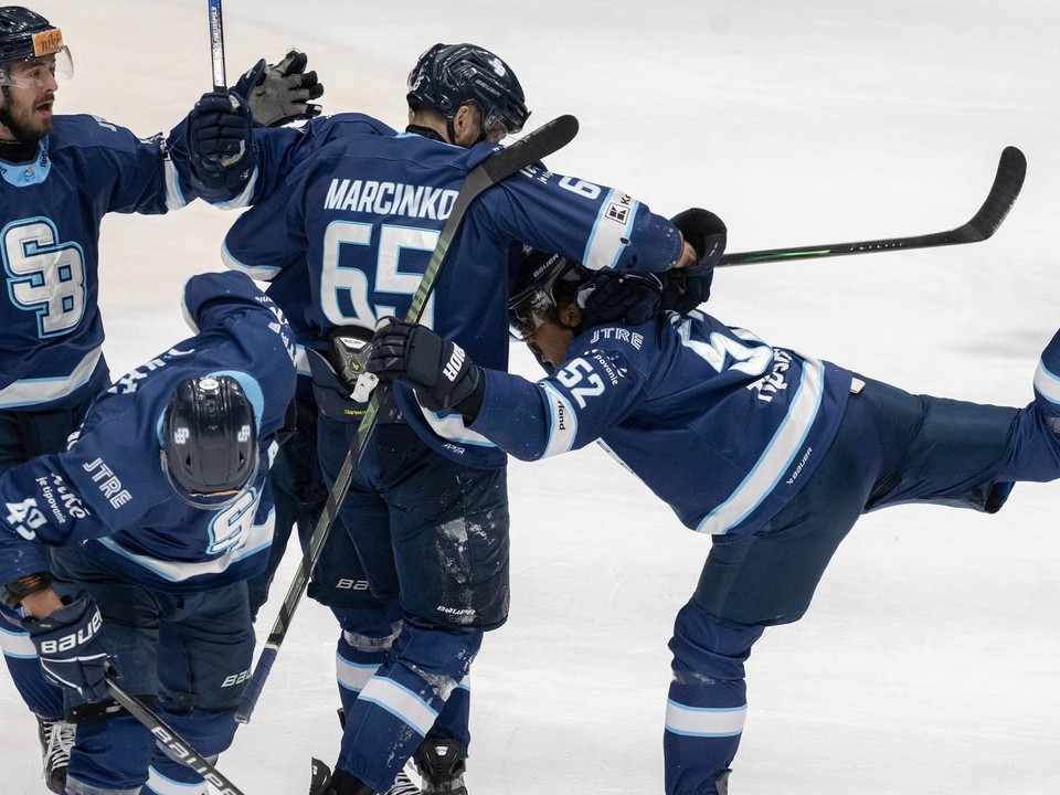 Gólová radosť hráčov Slovana