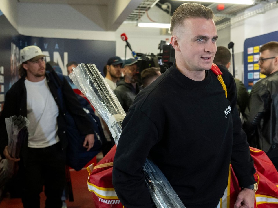 Hokejoví reprezentanti sprava Martin Pospíšil a jeho brat Kristián Pospíšil.