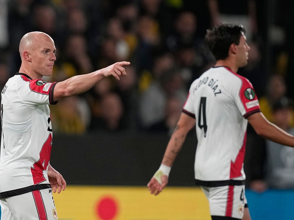 Futbalisti Rayo Vallecano.