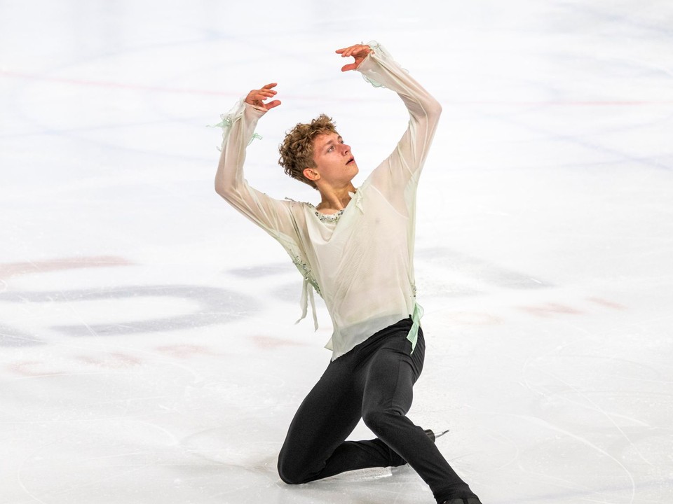 Lukáš Václavík na JGP vo Varese.