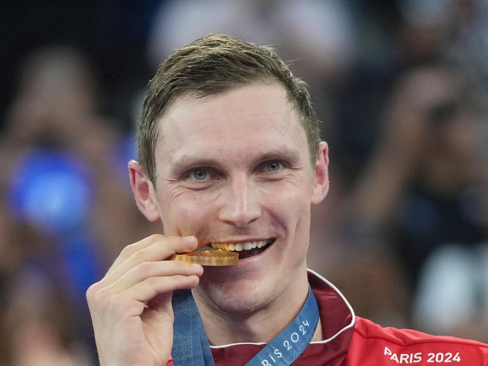 Nórsky bedmintonista Viktor Axelsen.