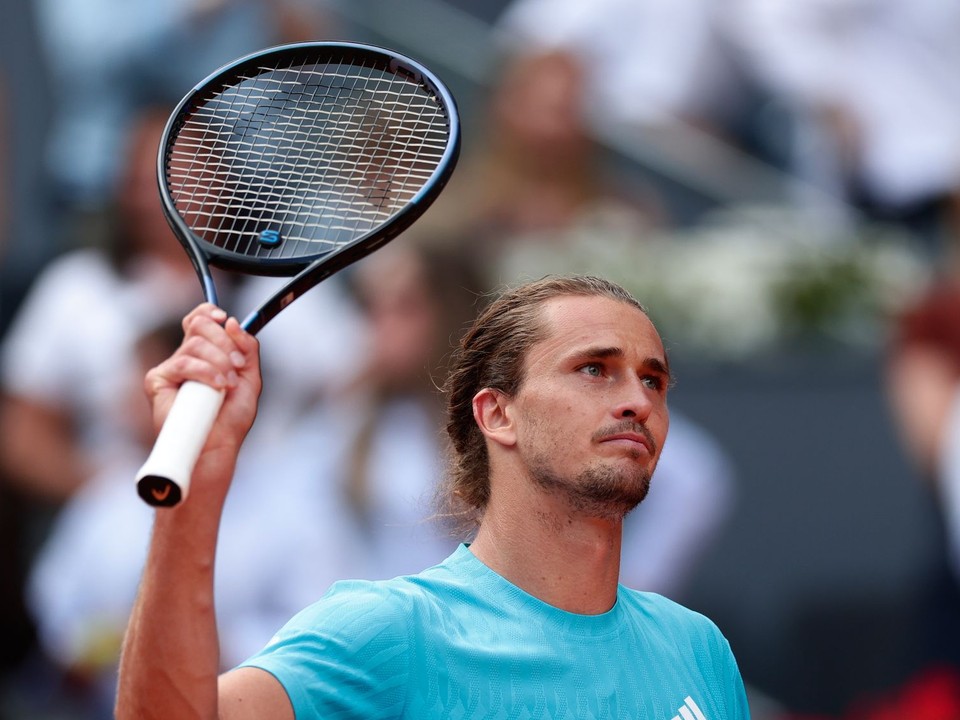 Alexander Zverev po víťazstve v 2. kole na turnaji v Madride.