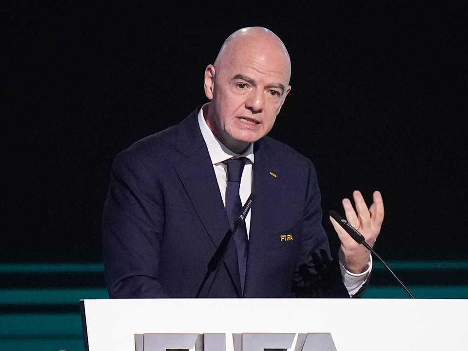 Prezident Medzinárodnej futbalovej federácie Gianni Infantino.