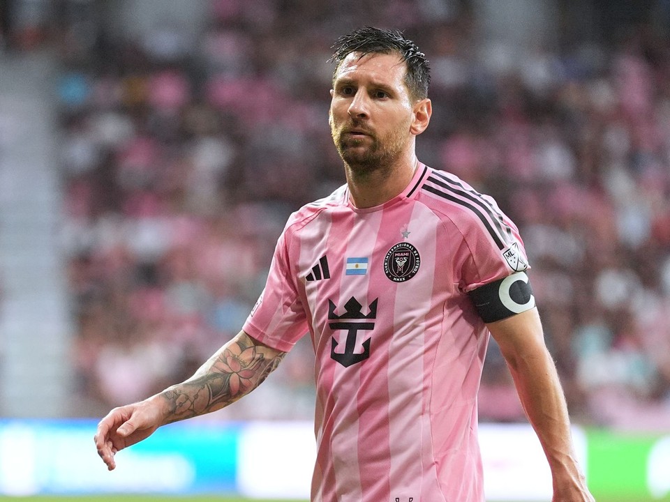 Lionel Messi v drese Intera Miami.