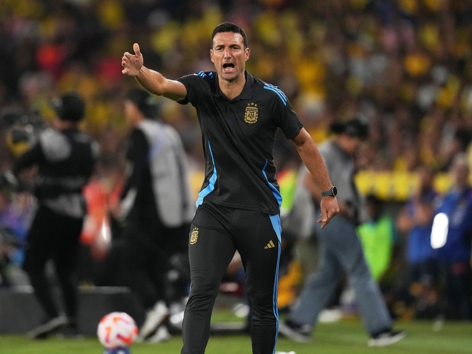 Tréner Lionel Scaloni.
