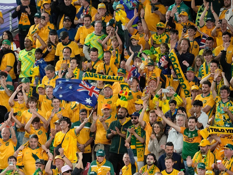 Fanúšikovia Austrálie počas MS vo futbale 2026.