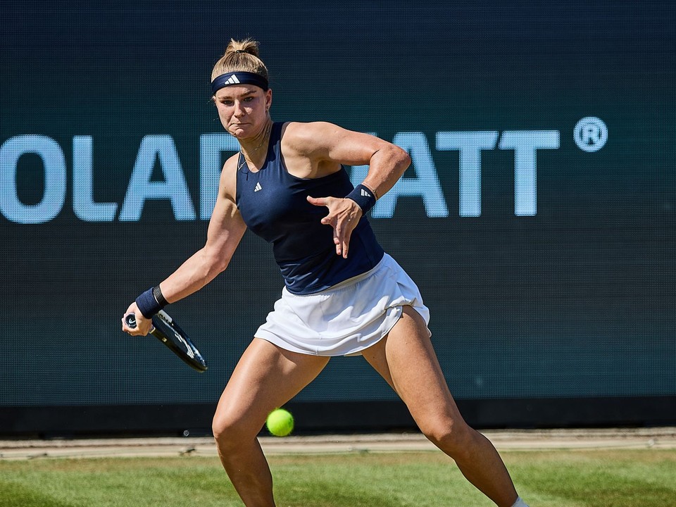 Česká tenistka Karolína Muchová na turnaji WTA Bad Homburg 2026.