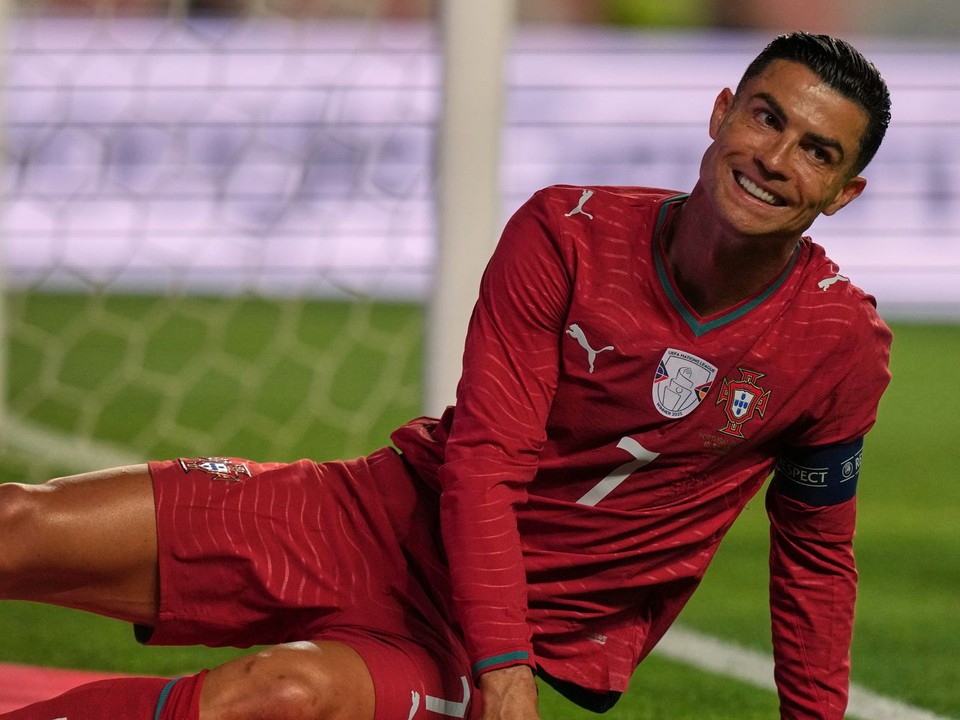 Cristiano Ronaldo počas prípravného zápasu.