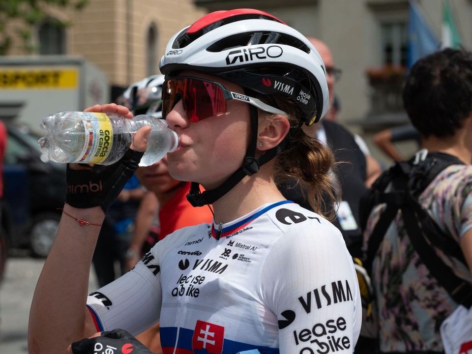 Majsterka Slovenska v cestnej cyklistike Viktória Chladoňová.