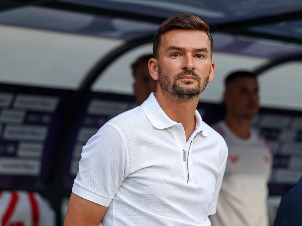 Tréner Michal Gašparík.
