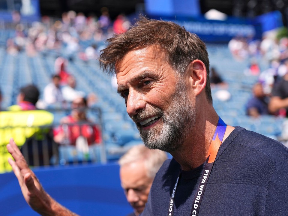 Tréner Jürgen Klopp.