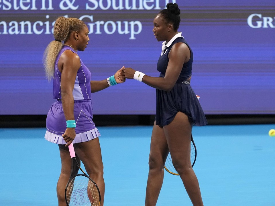 Serena Williamsová a Venus Williamsová.
