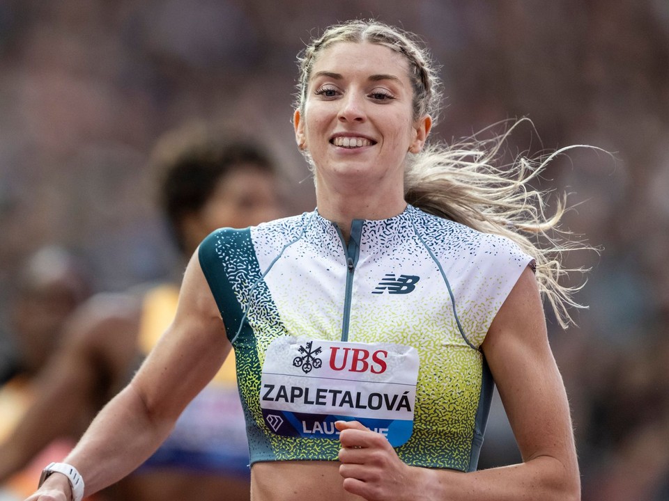 Emma Zapletalová zvíťazila v behu na 400 m cez prekážky na mítingu Diamantovej ligy v Lausanne 2026.