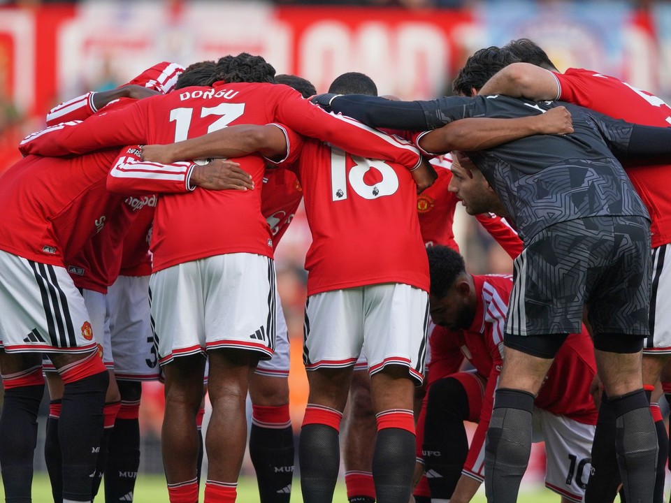 Futbalisti Manchestru United.