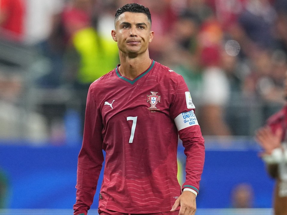 Cristiano Ronaldo v drese Portugalska.