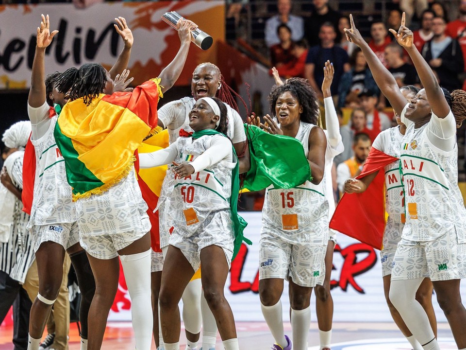 Basketbalistky Mali.