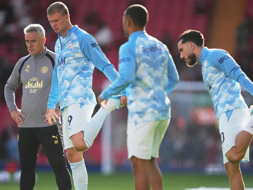 Futbalisti Manchestru City.