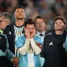 Lionel Messi po poslednom zápase za Argentínu neskrýval emócie.