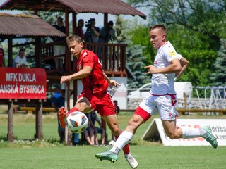 Momentka zo zápasu MFK Dukla Banská Bystrica - AS Trenčín.