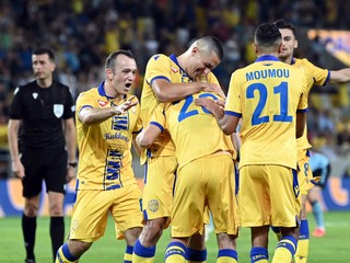 Radosť hráčov DAC 1904 Dunajská Streda.