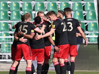 Radosť futbalistov FC Spartak Trnava.