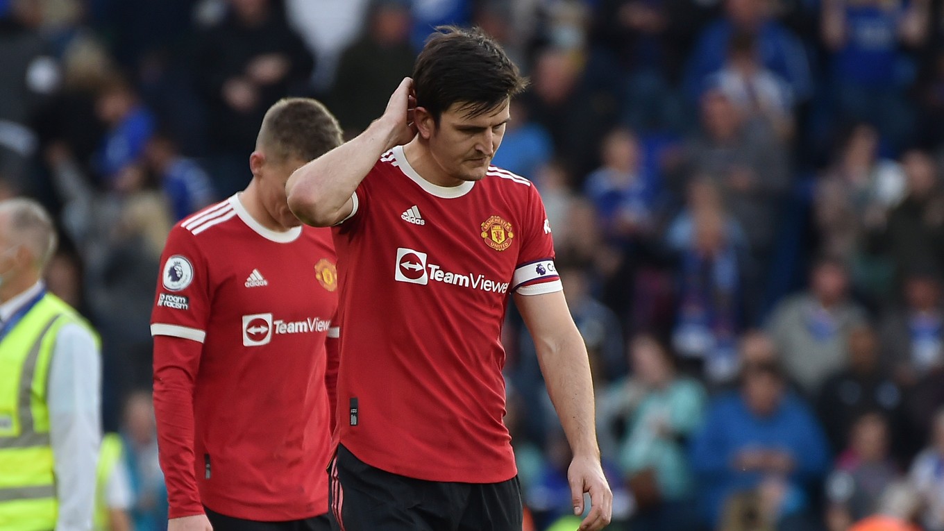 Kapitán Manchester United, obranca Harry Maguire.