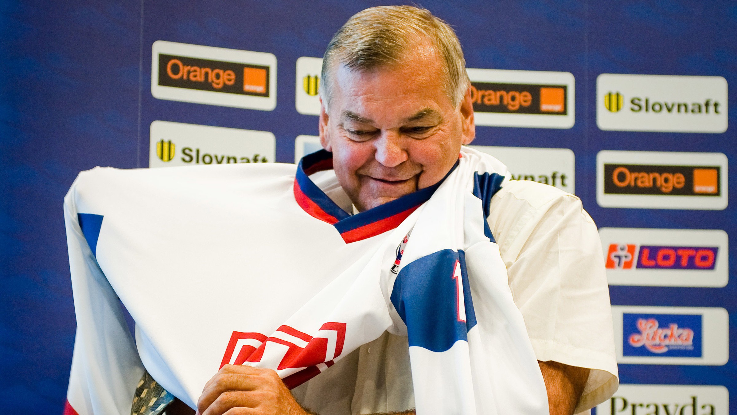 Vladimír Vůjtek v slovenskom drese. 