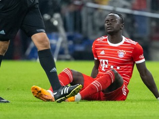 Sadio Mane sa zranil v drese Bayernu Mníchov.