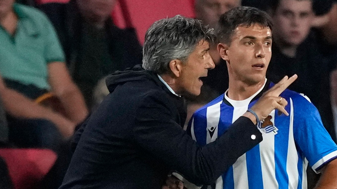 Tréner Real Sociedad Imanol Alguacil.