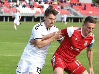 Vladimír Majdan (v bielom) počas pôsobenia v Senici.