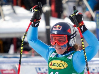Sofia Goggiová vyhrala super-G v Lake Louise 2021.